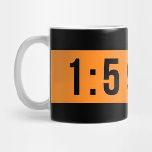 1:59:40 Running Under Two Hours Marathon Mug